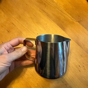 Stainless steel milk steamer pitcher